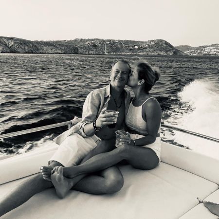 Kellee Janel and her new husband were on a boat ride at Mykonos Island.
